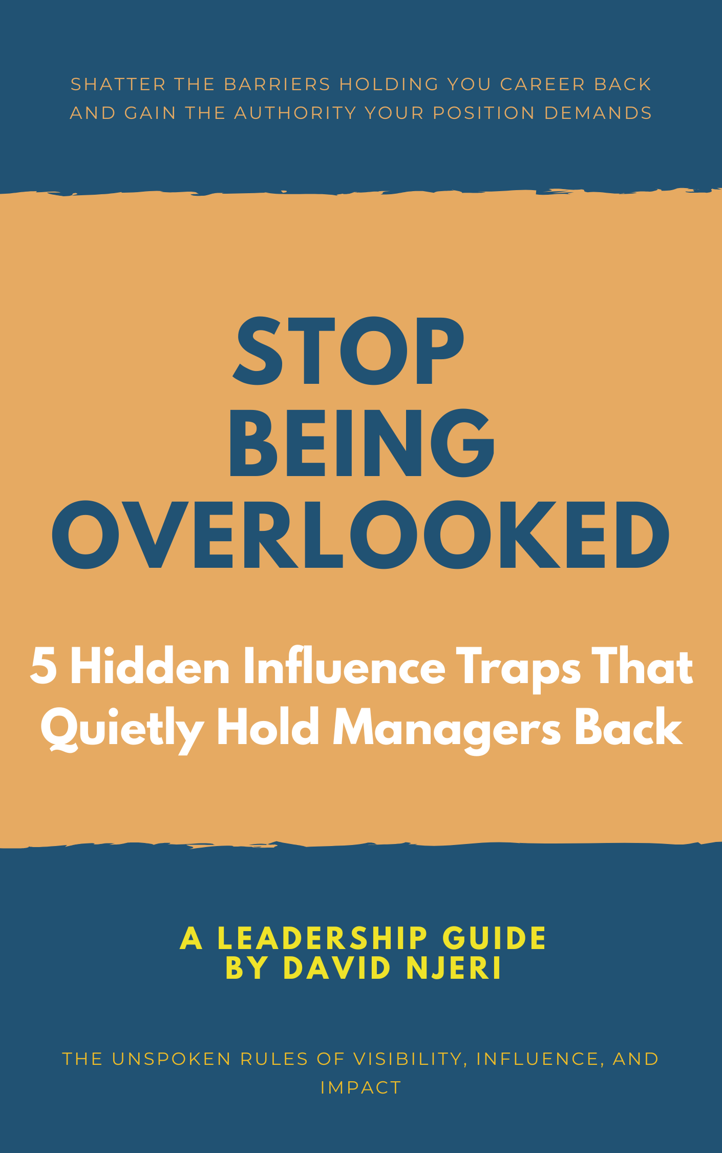 Stop Being Overlooked Ebook Cover